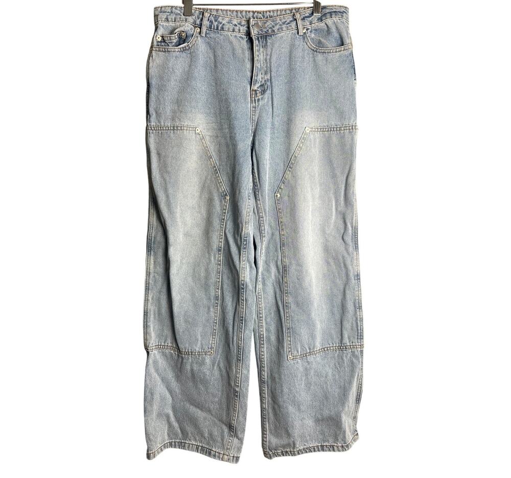 Le Lis Collection Large 100% Cotton Double Knee Jeans